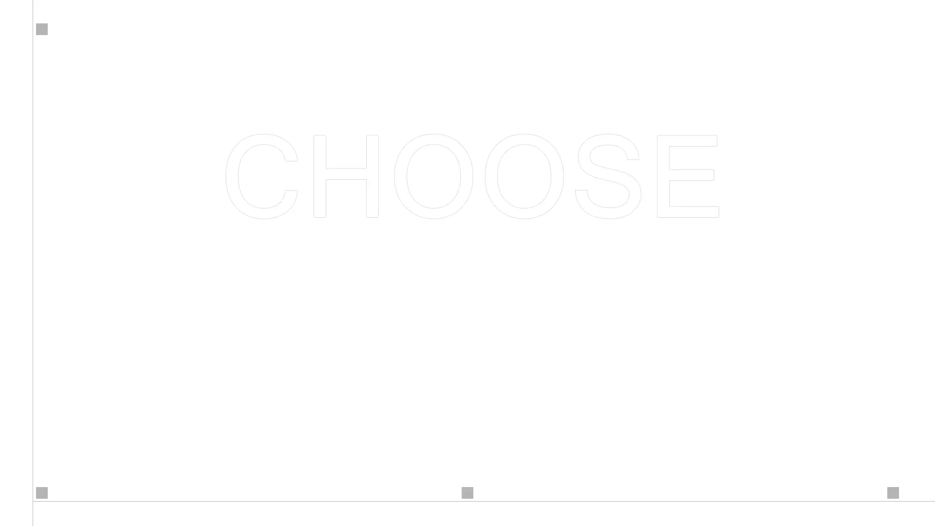White background with Choose written on the center made for Valo Randomizer, created by Jean Fiel Dela Cruz